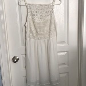 Roxy with white dress